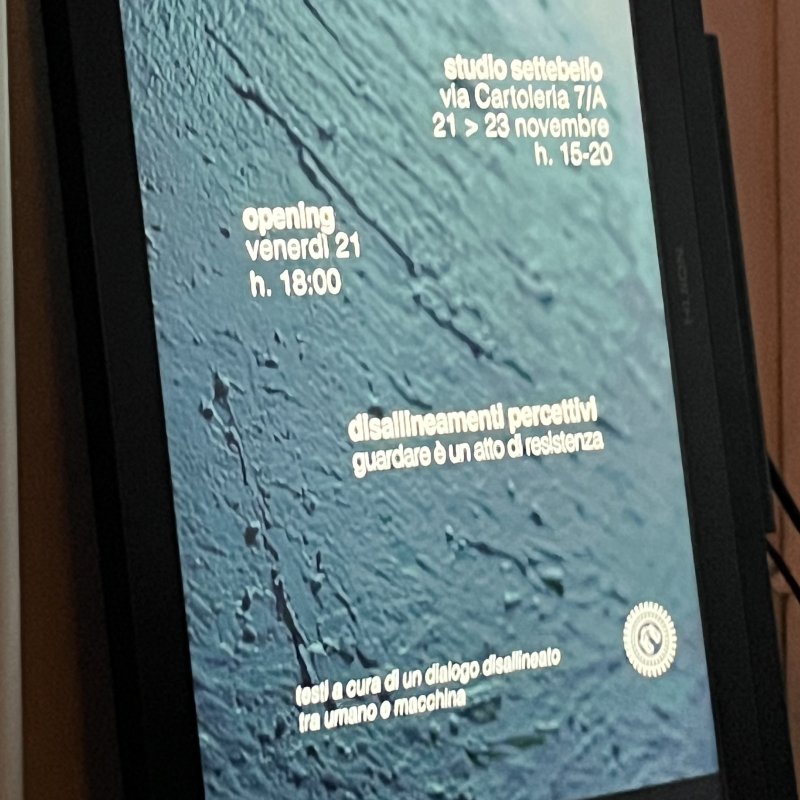 Disallineamenti Percettivi — processo 01